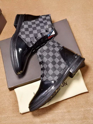 LV High-Top Fashion Men Shoes--031